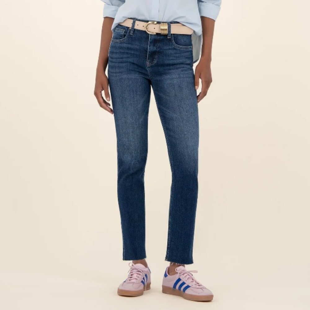 Kut From The Kloth “Rachael Mom Jean” High Rise Distressed Jeans Size 2